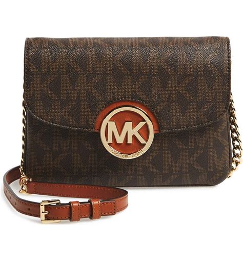 michael kors fulton flap wallet white|Michael Kors fulton bag.